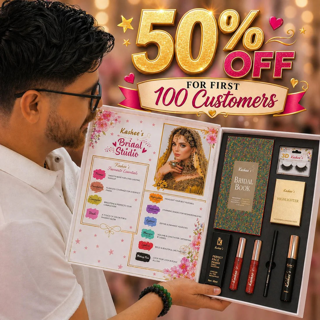 Kashee's Bridal Kit Studio Limited Time Offer All Makeup In Deal